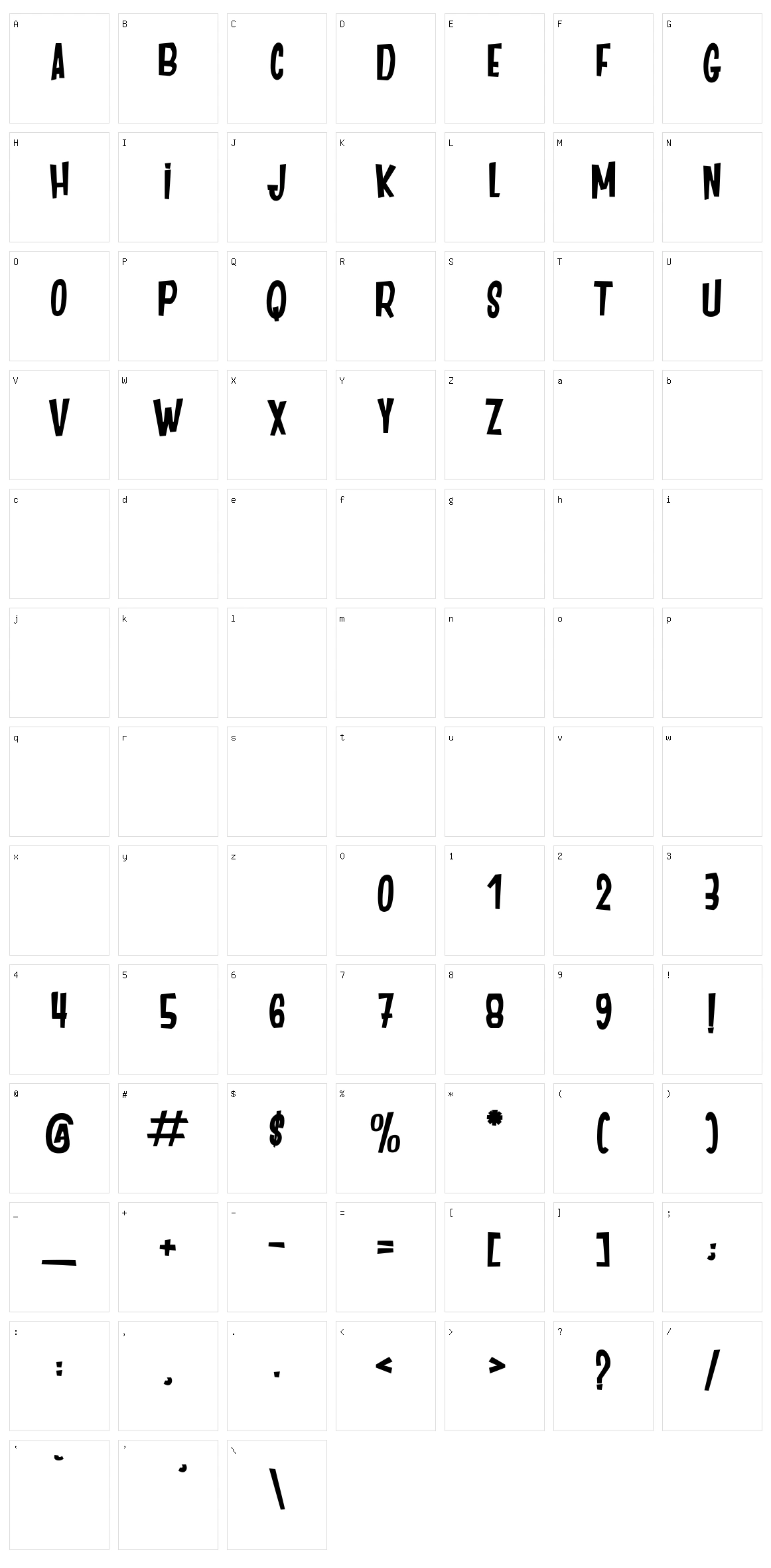 Dancing Jungle Character Set