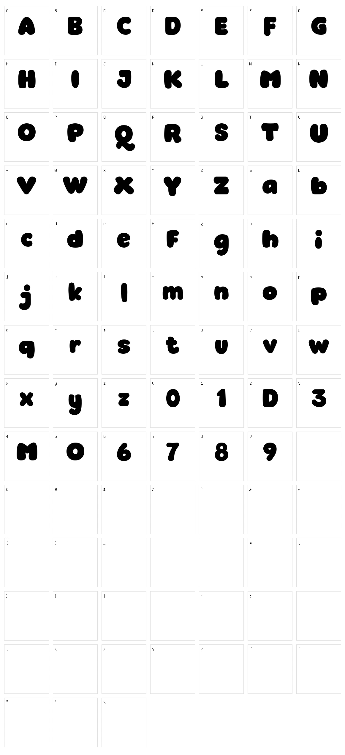 Davis Character Set