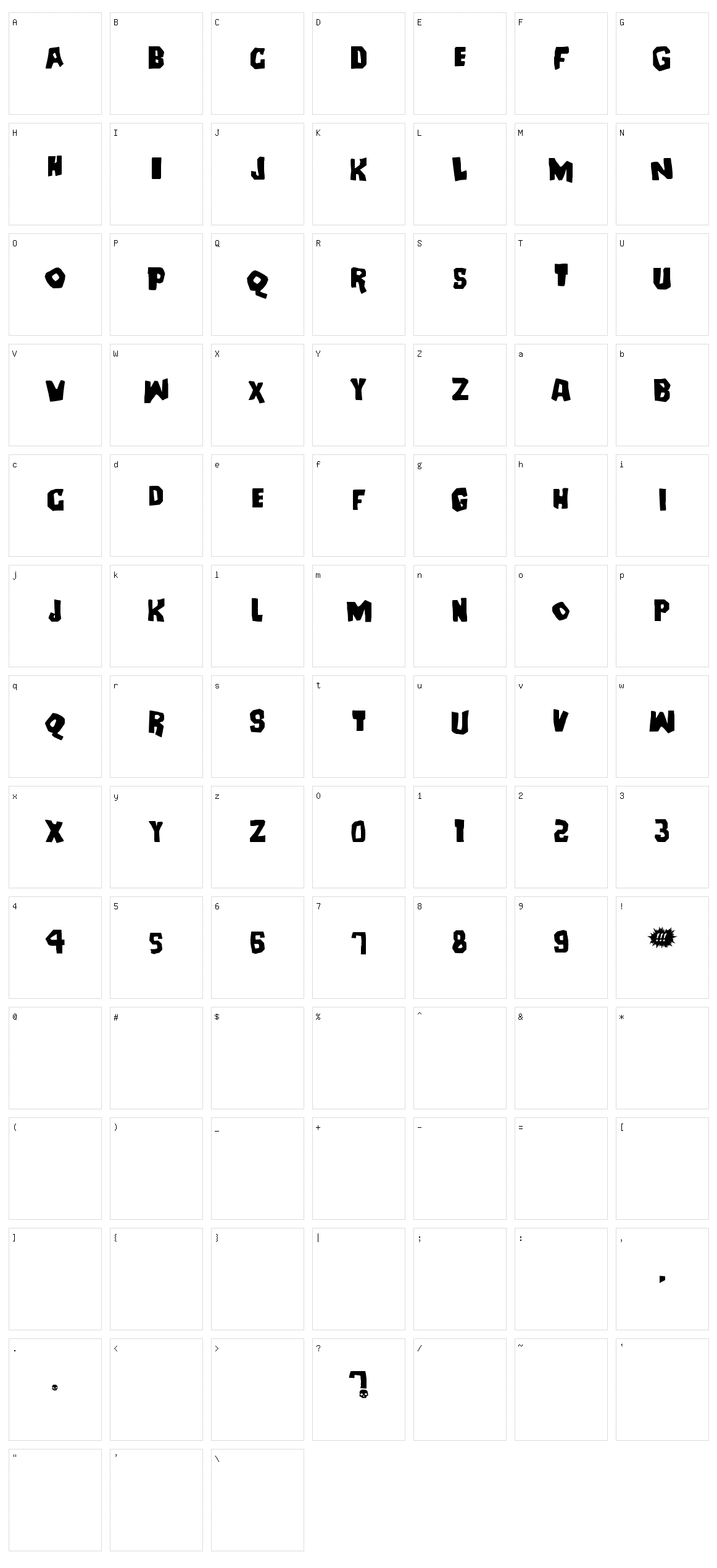 Deanna Character Set