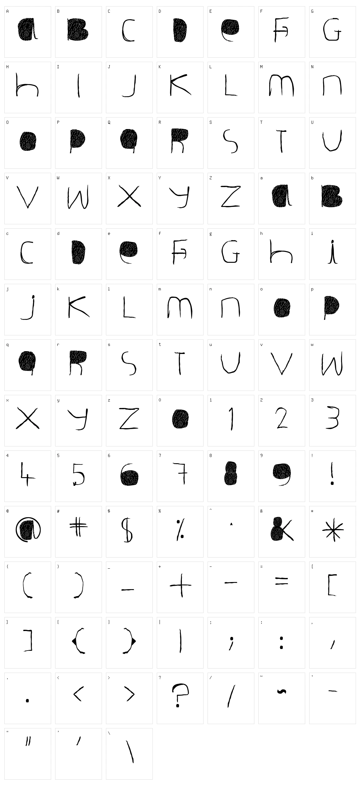 DÃ©luge Character Set