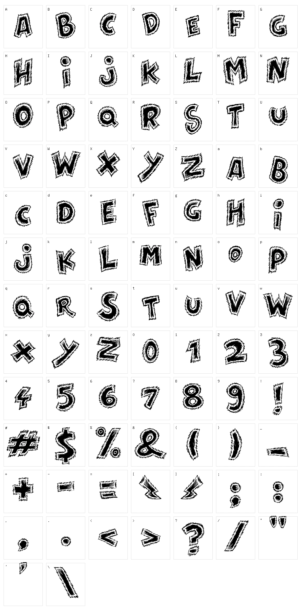 Destroy Character Set