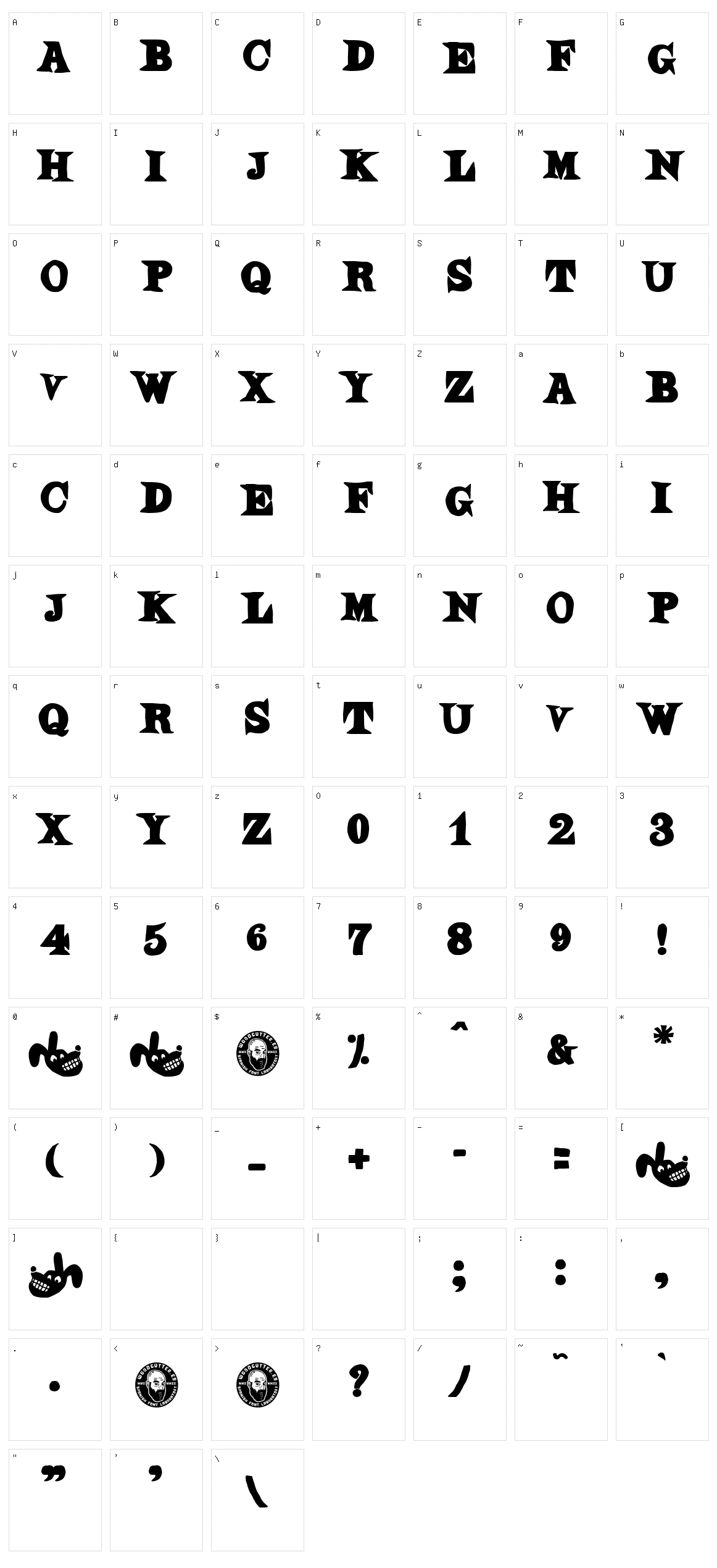 Dibujos Animados Character Set