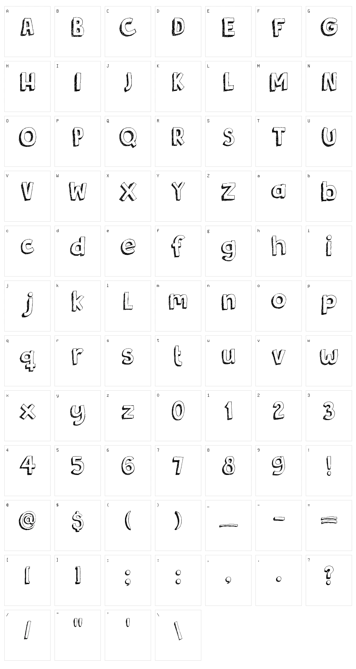 DK Bergelmir Character Set