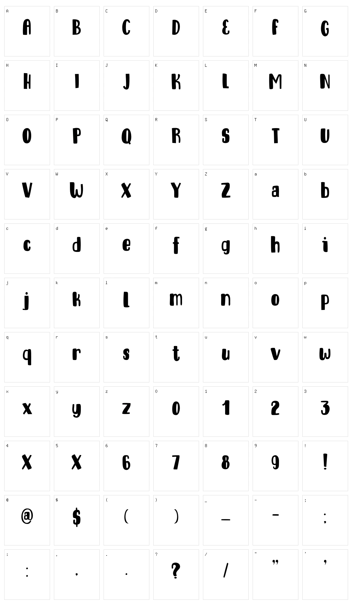 DK Entourage Character Set