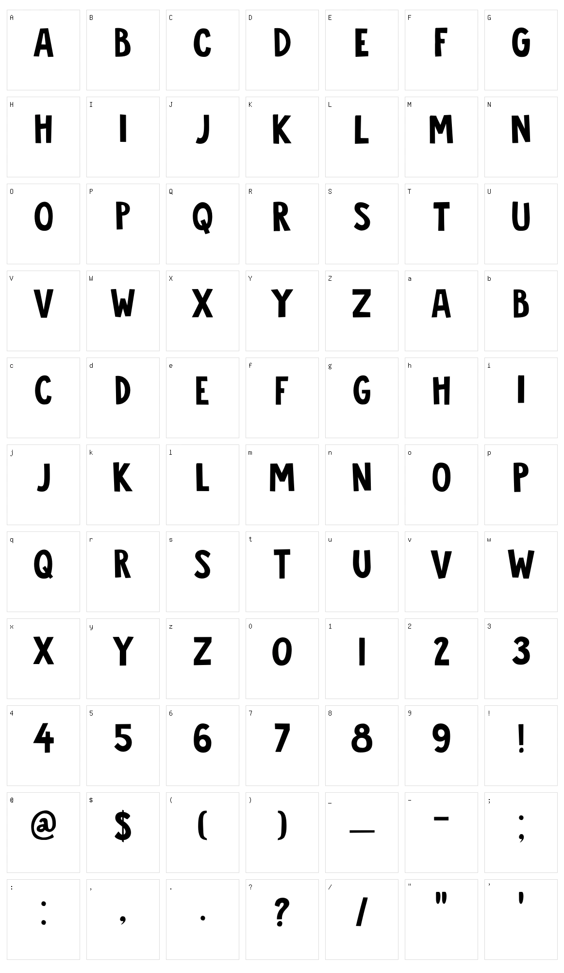 DK Jalebi Character Set