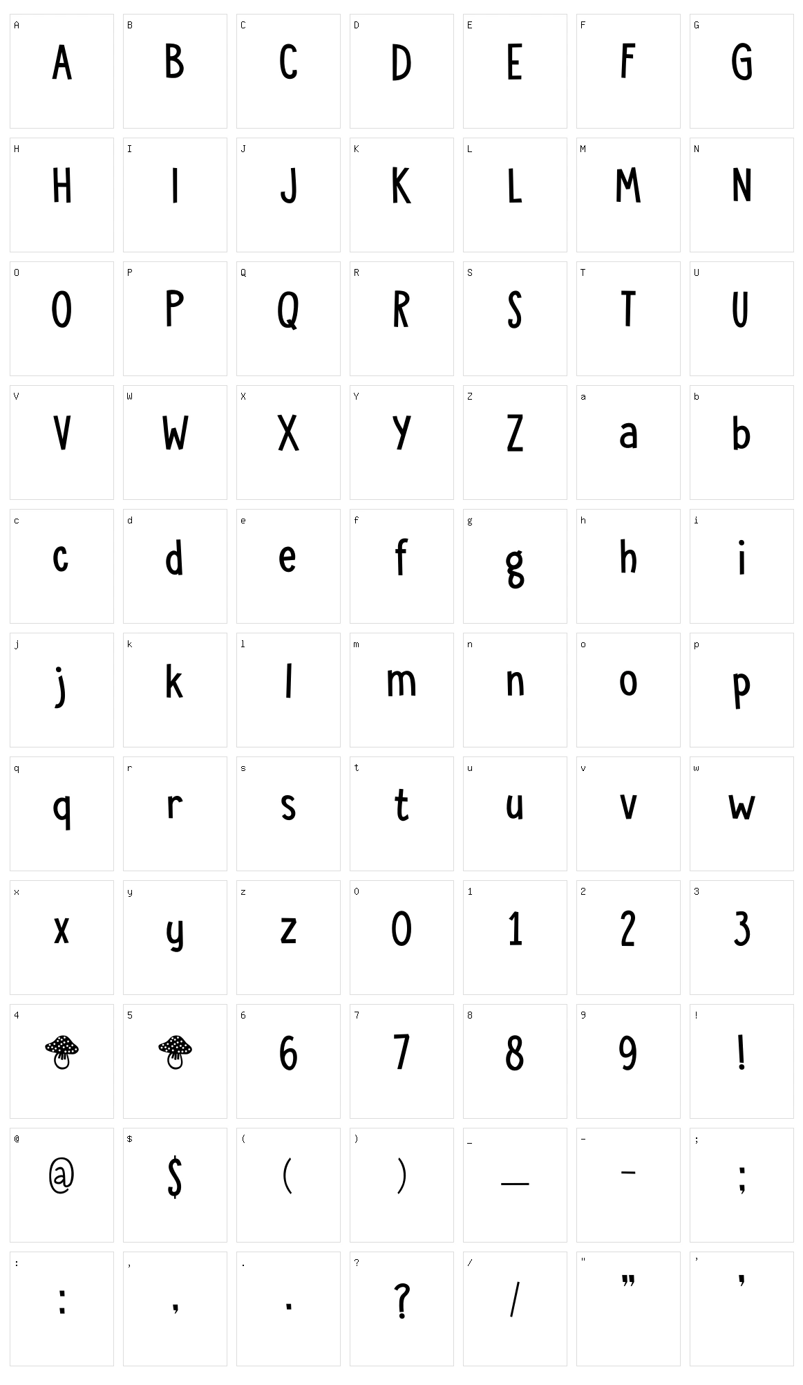 DK Toadstool Character Set