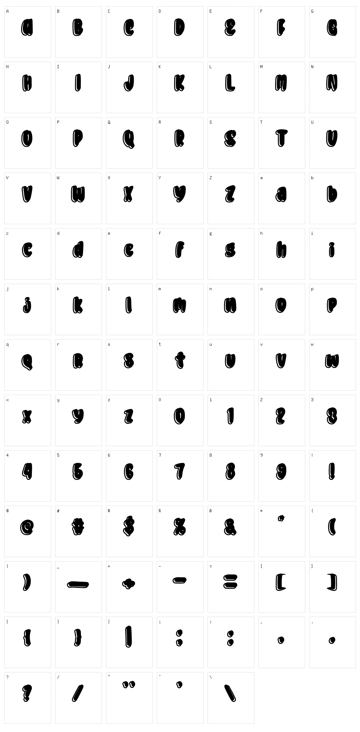 Donutos Character Set