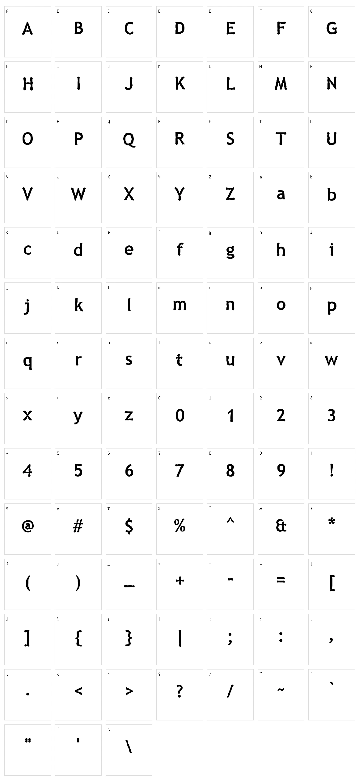 Doodle Cartoon Character Set