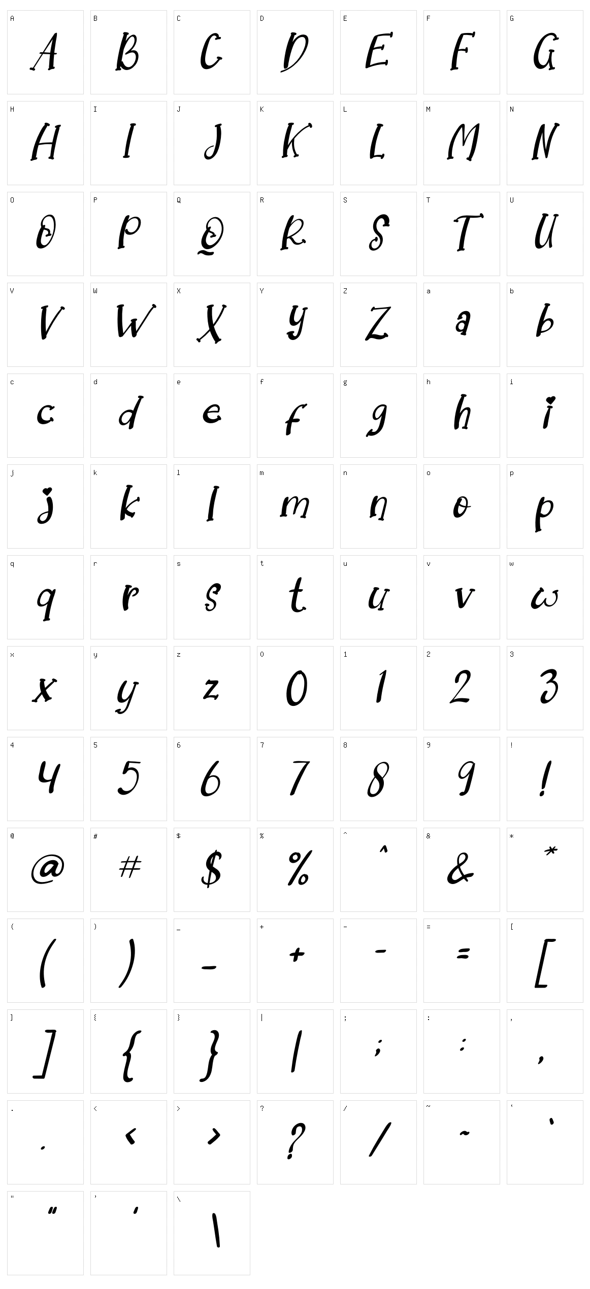 Dream Koala Character Set