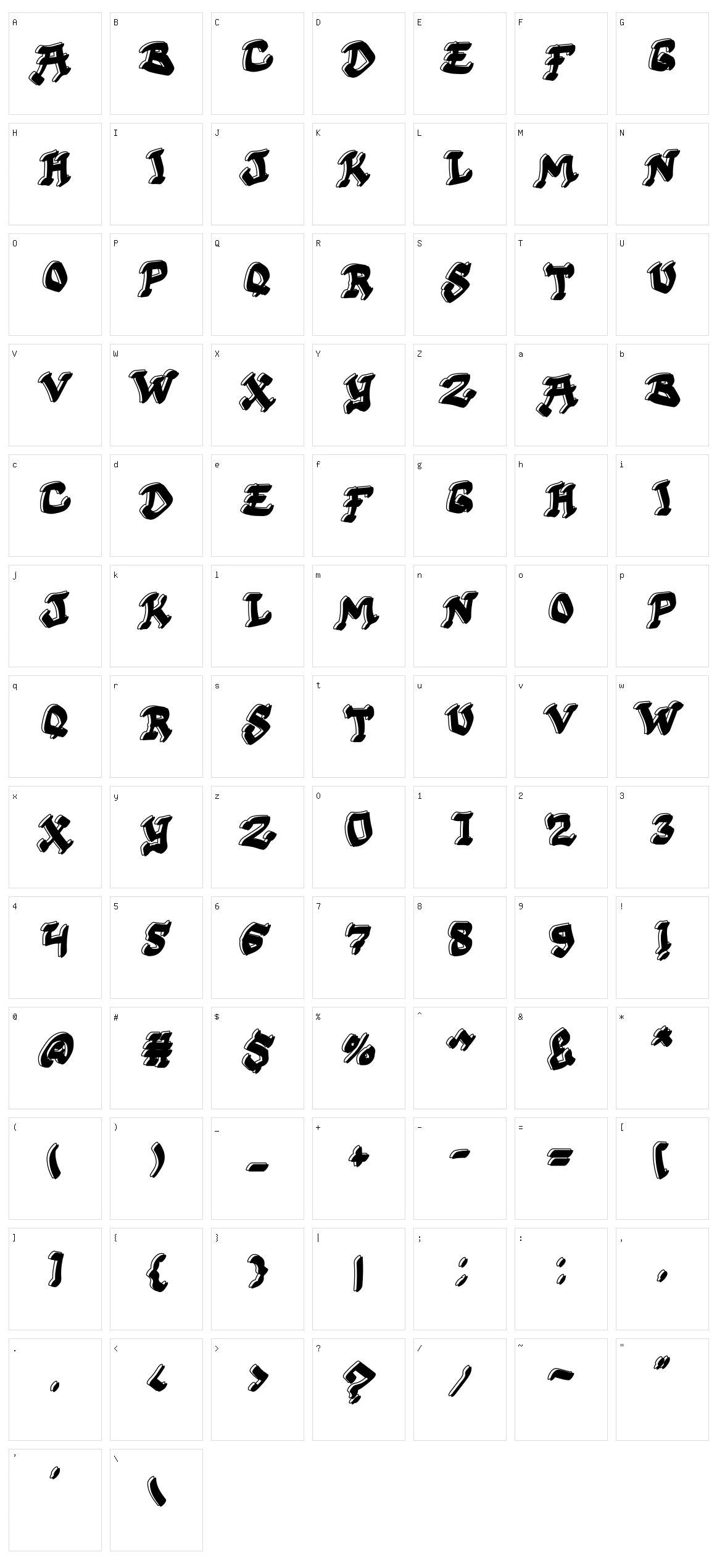 Light Character Set