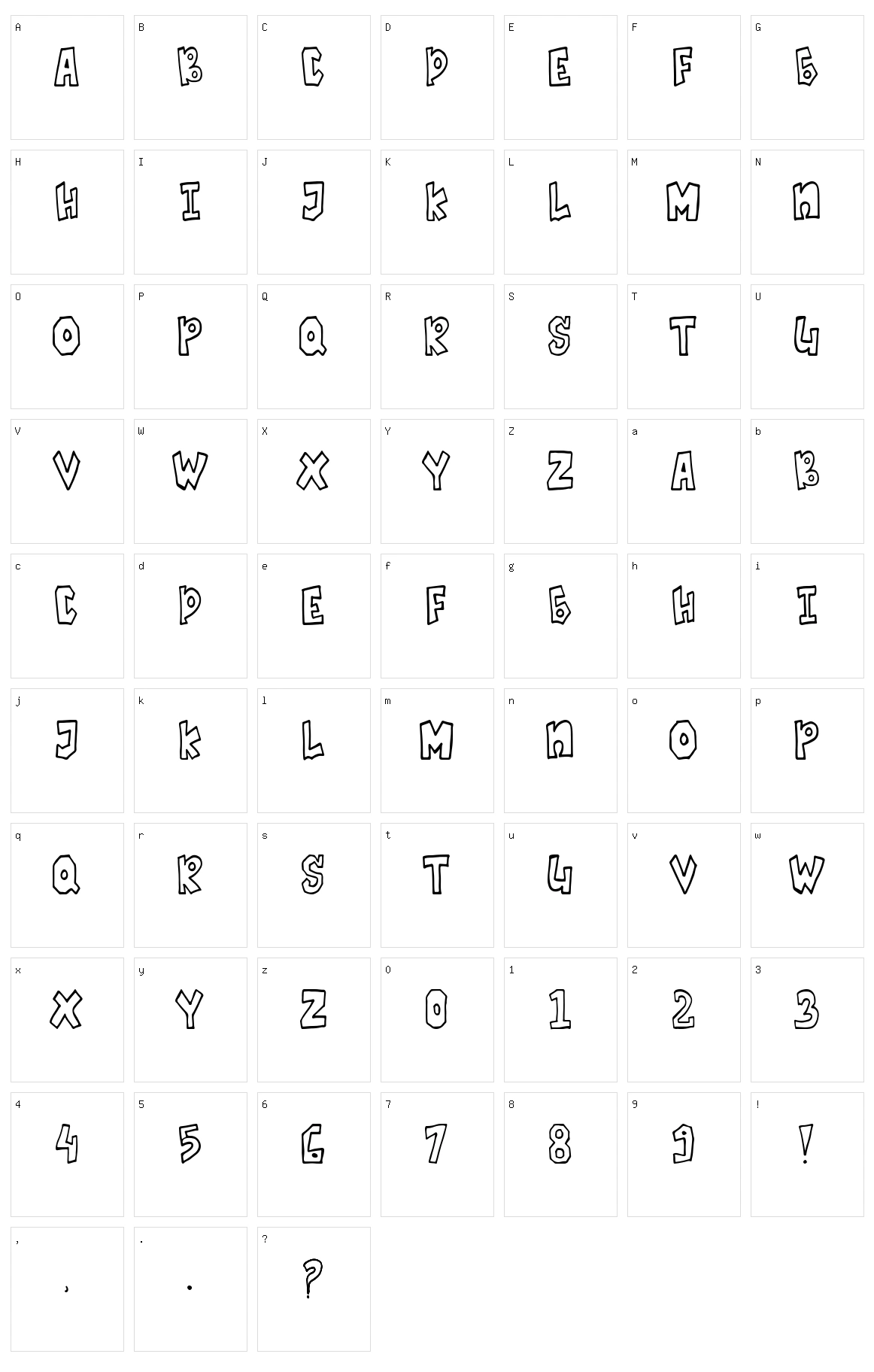 Economis Character Set
