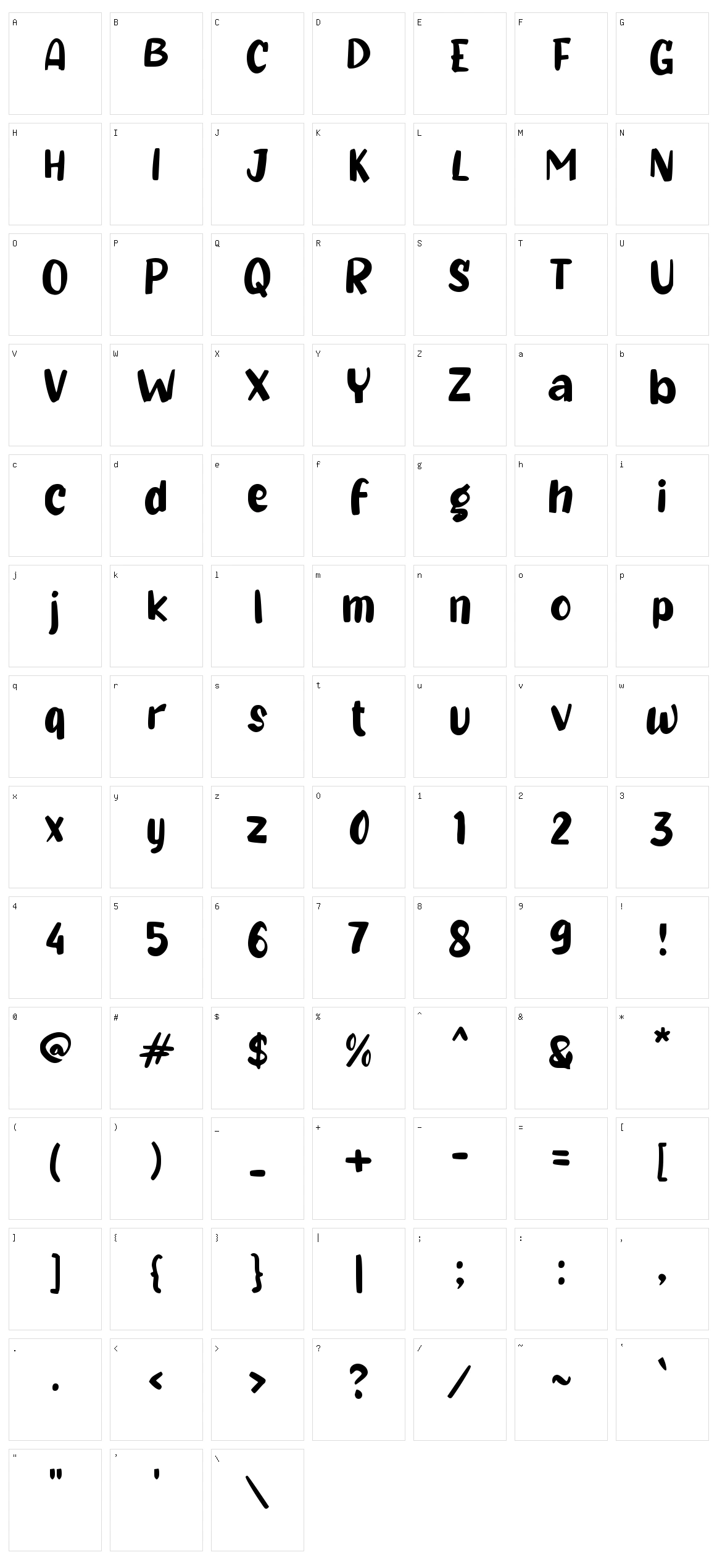 f Flying Bird Character Set