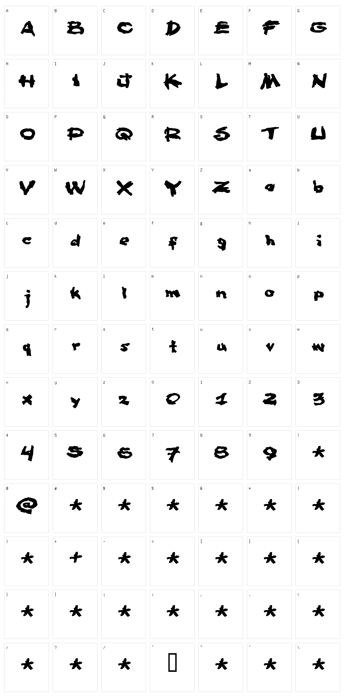 Famous Fromage Character Set