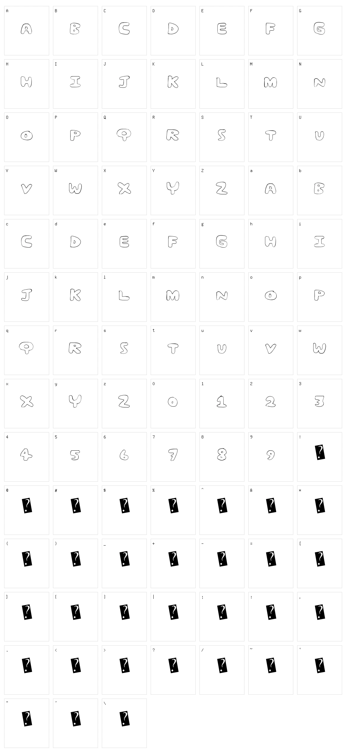 FanCom Character Set