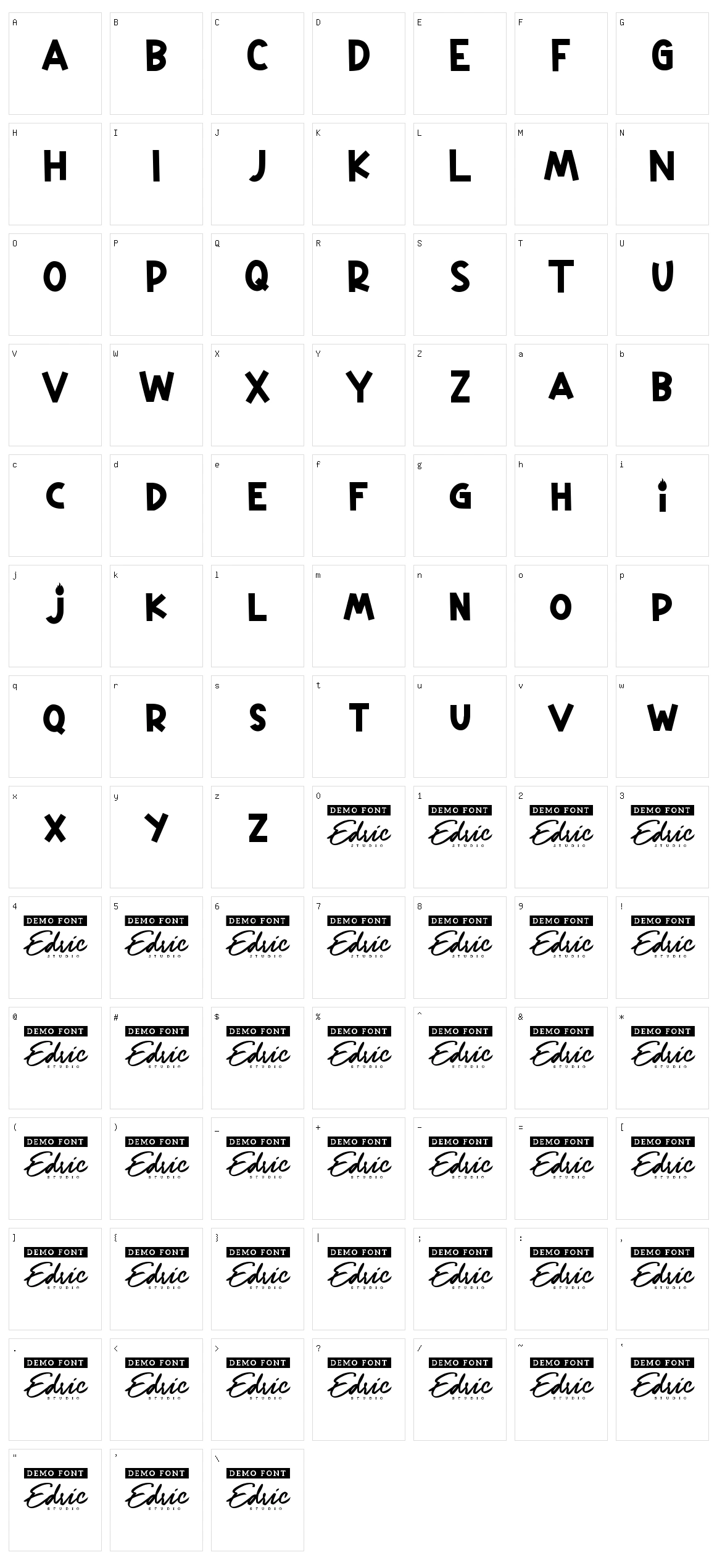 Fire Foxes Character Set