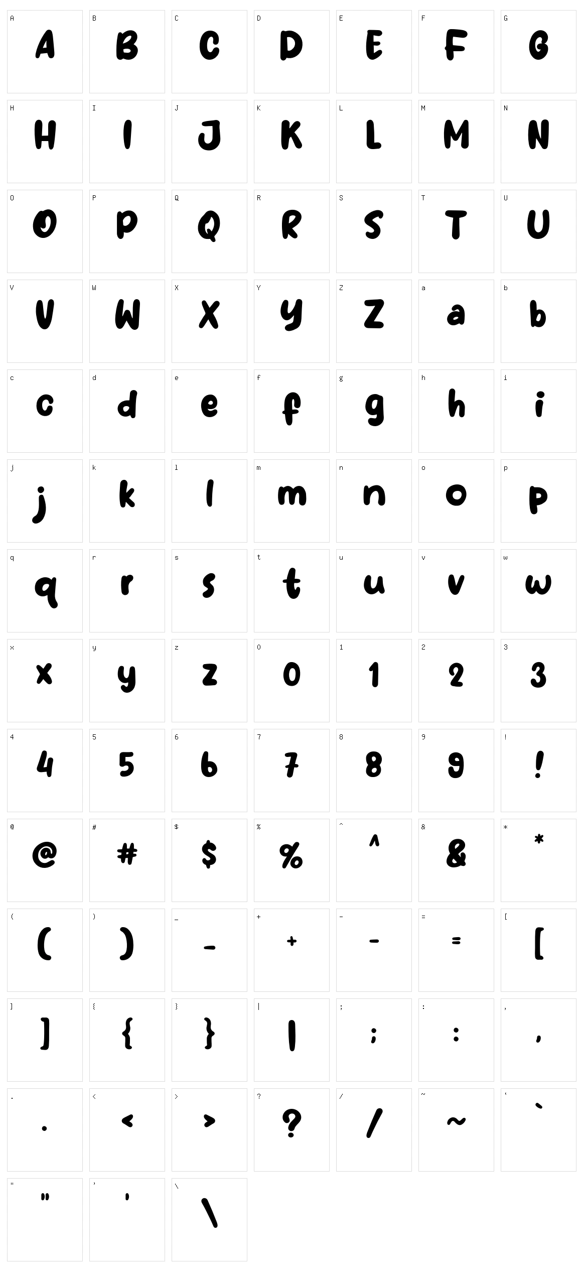 First Coffee Character Set