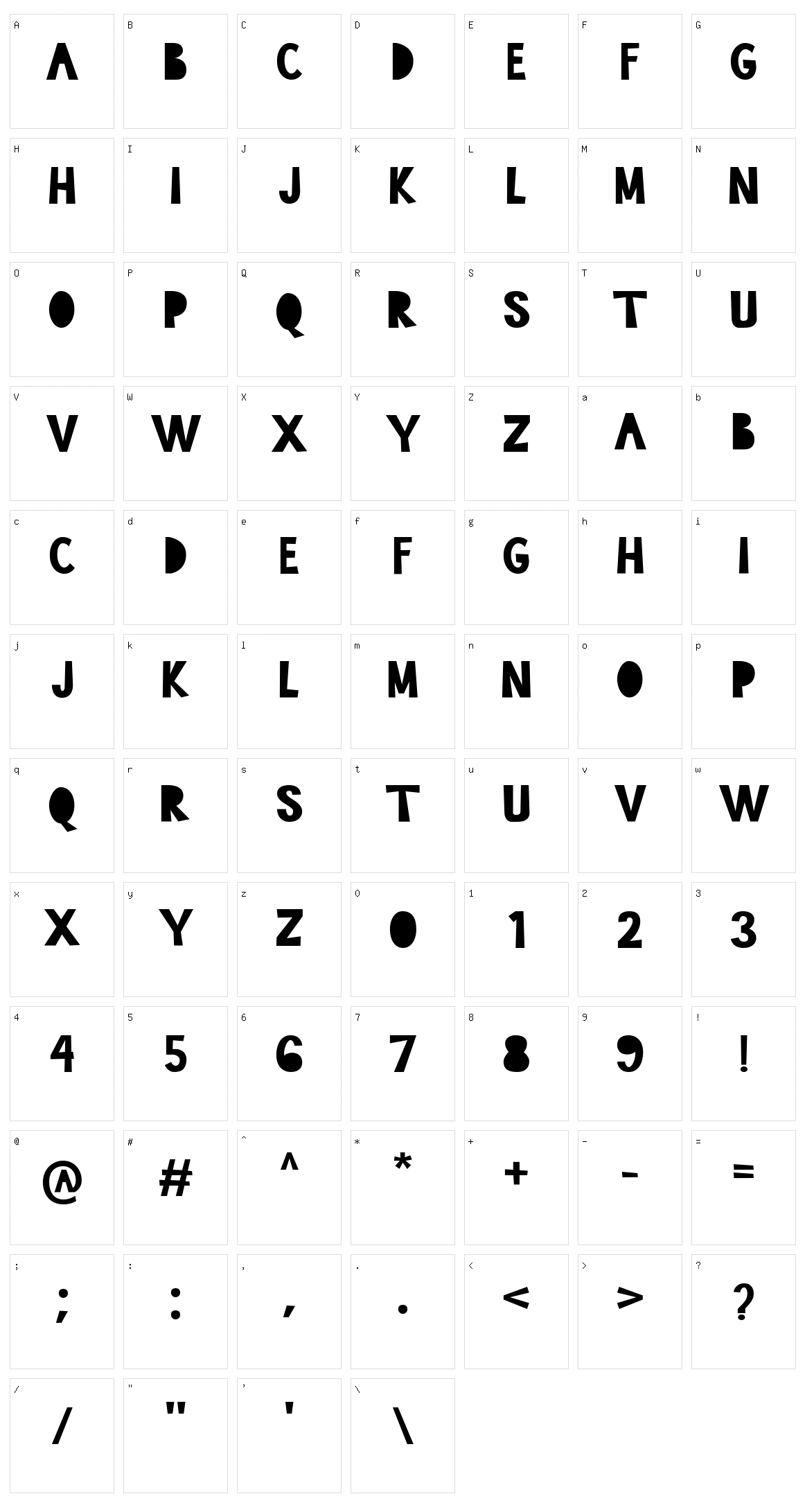 Flower Glory Character Set