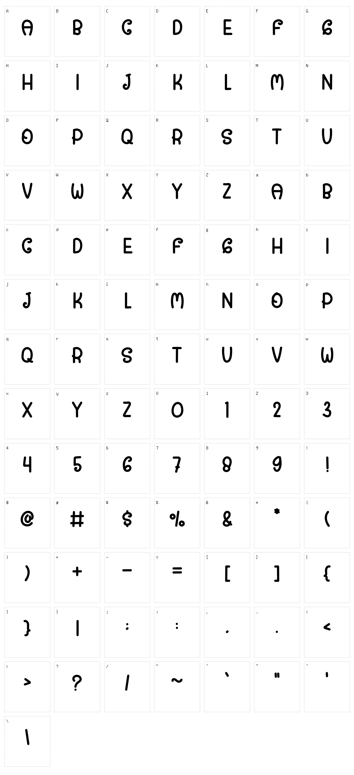 Fresh Drink Character Set