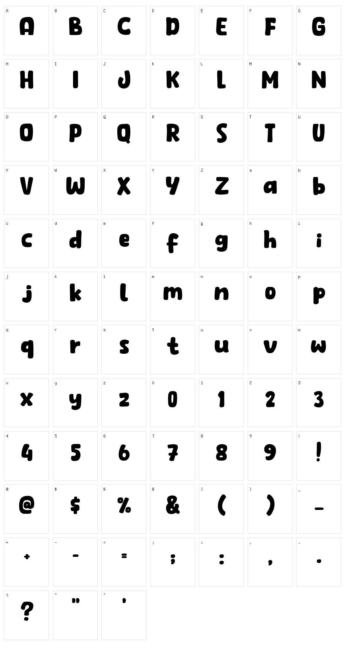 Fresh Steak Character Set