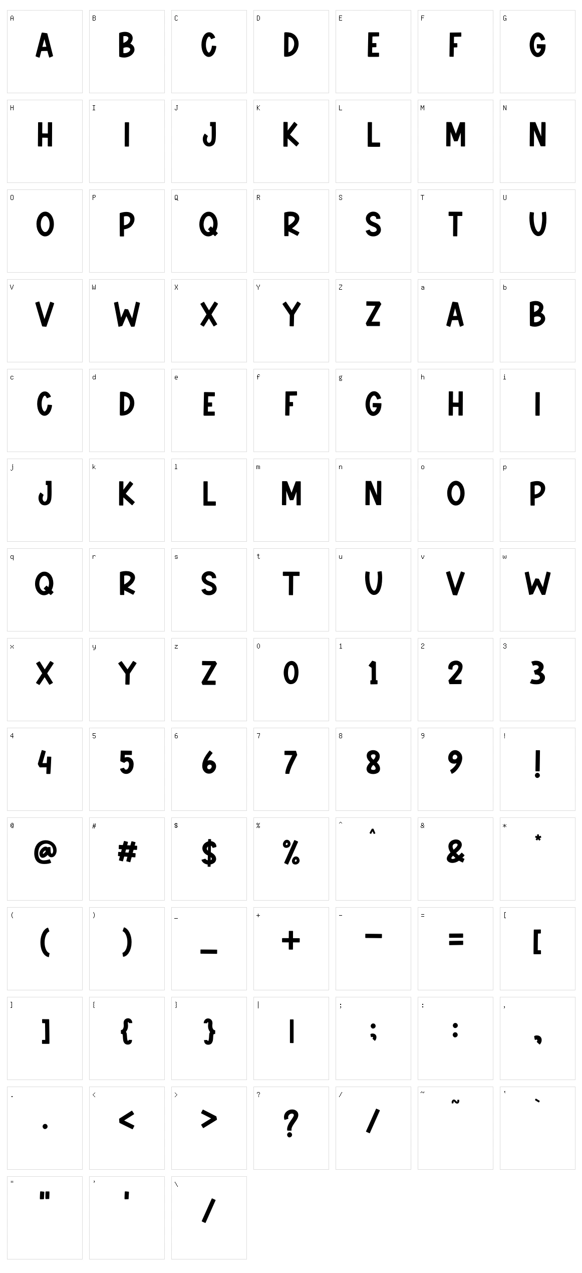 Friends Zone Character Set