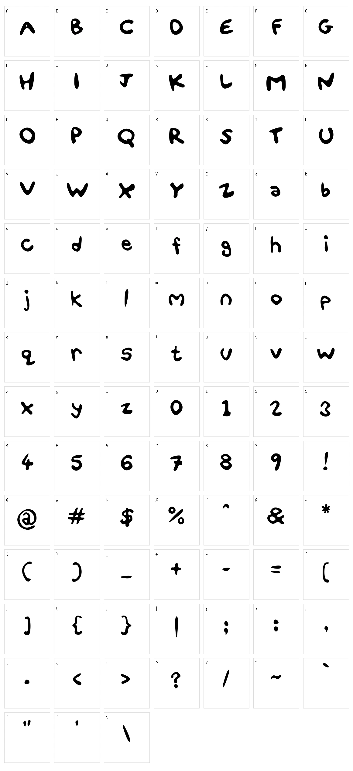 Fun Smiles Character Set
