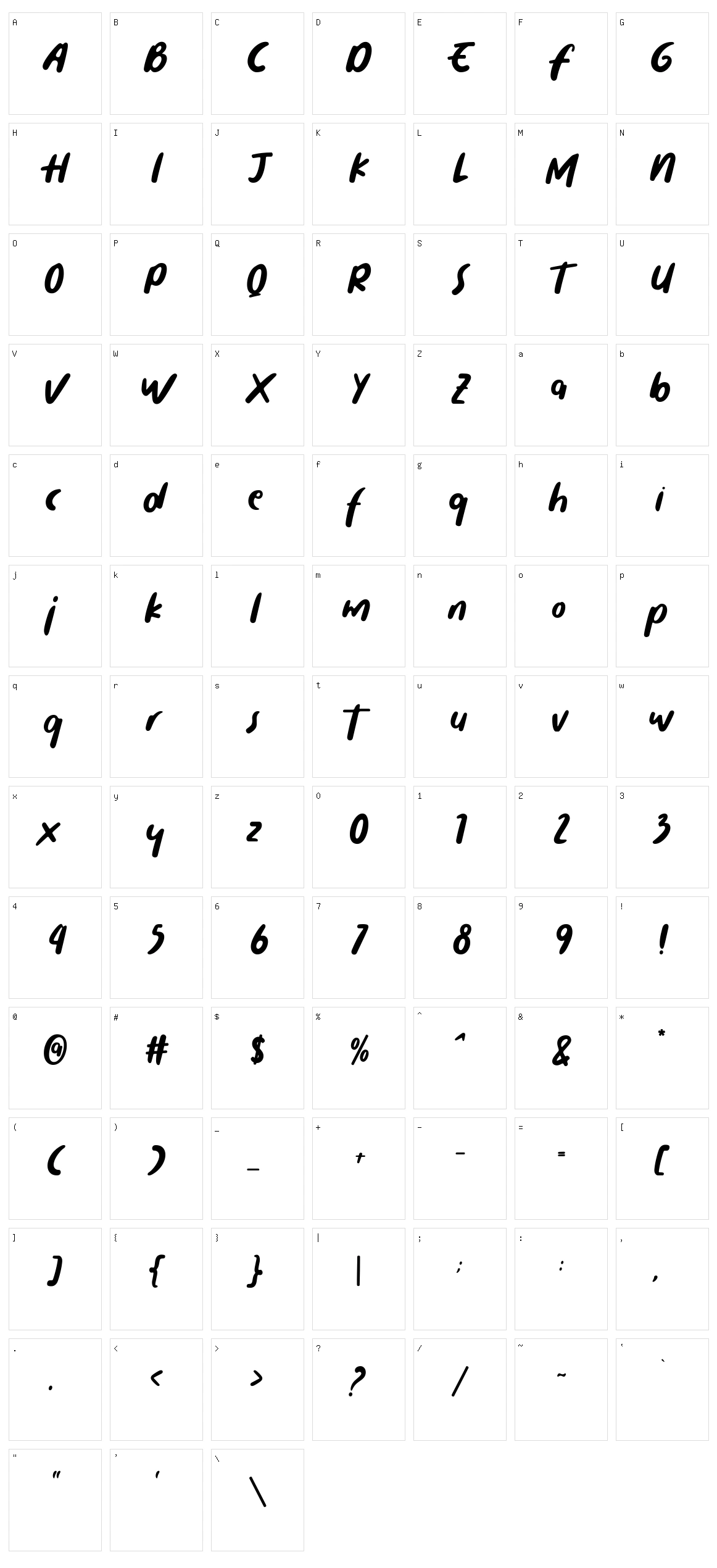 Funky Monkey Character Set