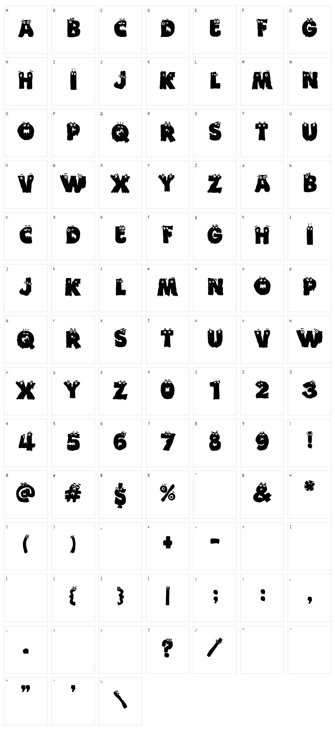 Funny Death Character Set