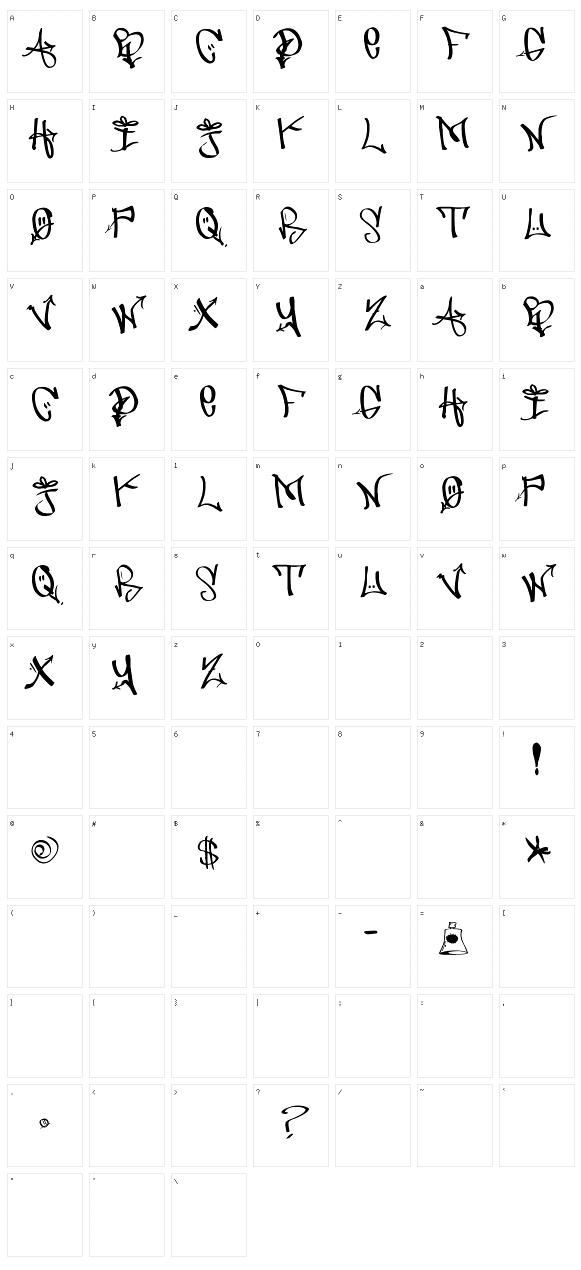 Urban Hook-Upz Character Set