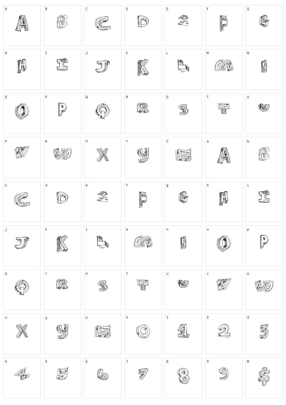Future Style Character Set