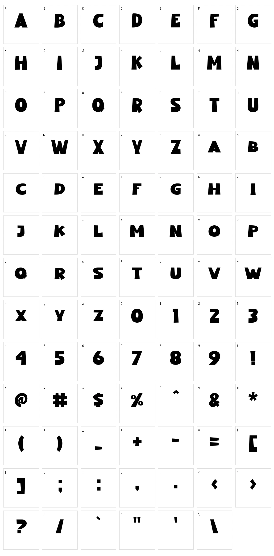 Gamer Station Character Set