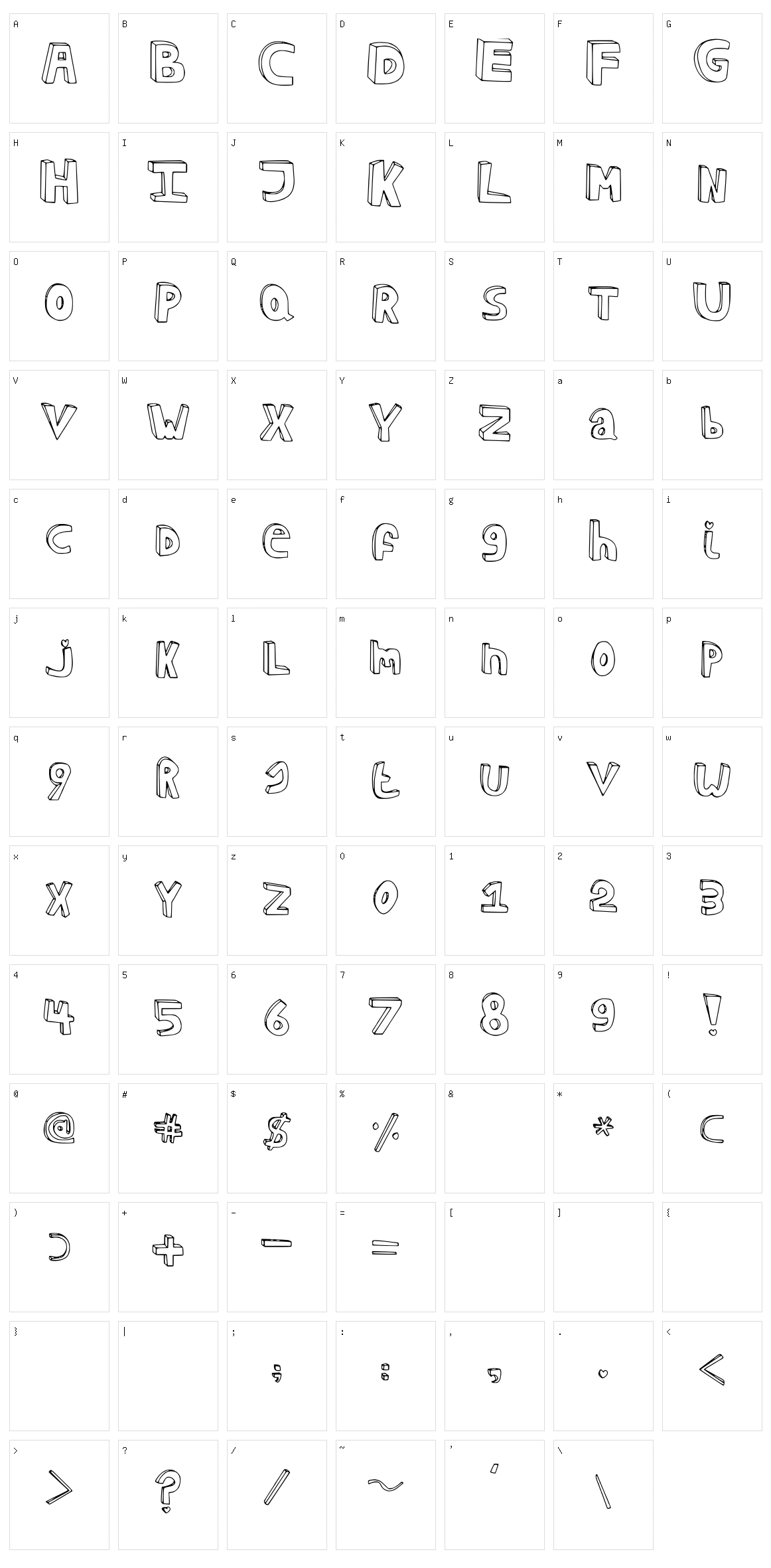 Garden Character Set