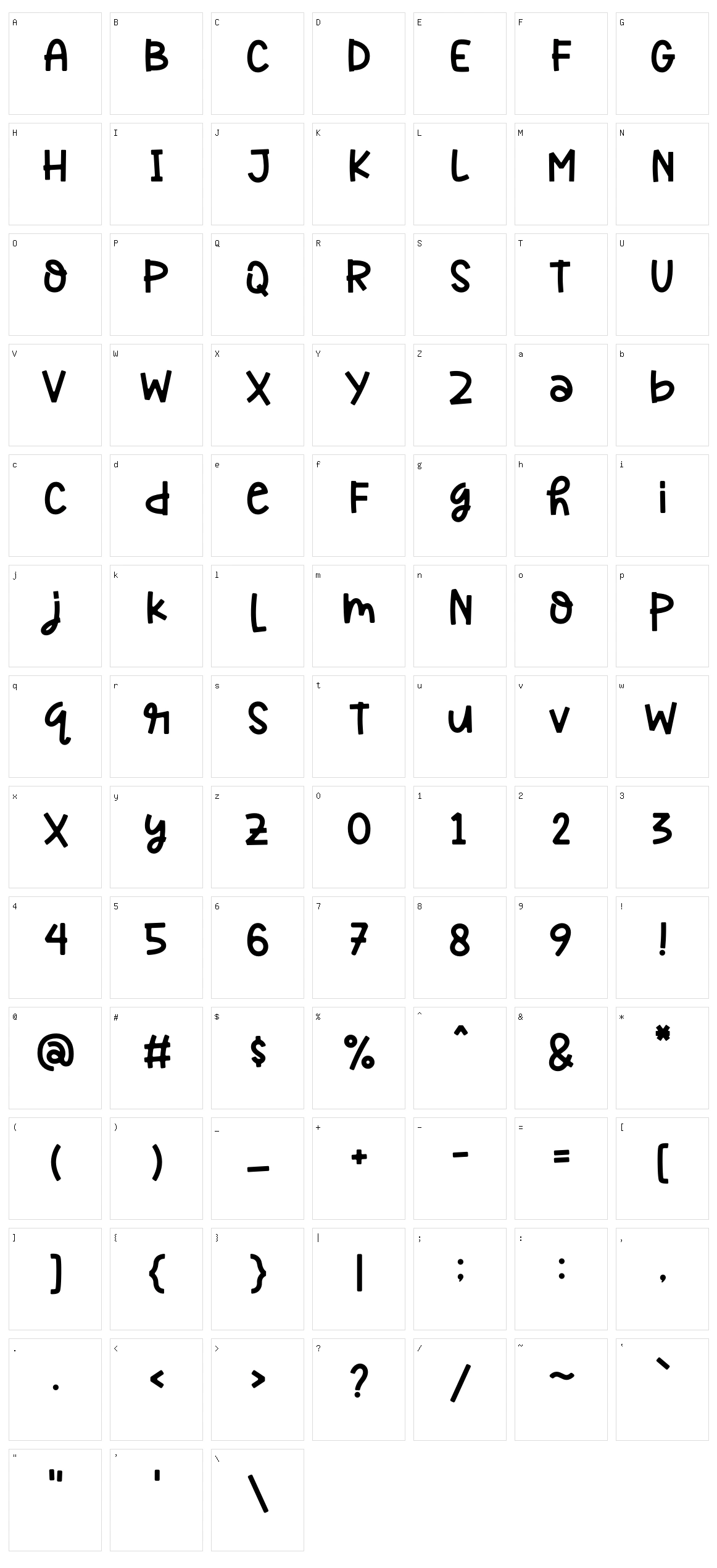 Gemoy Character Set