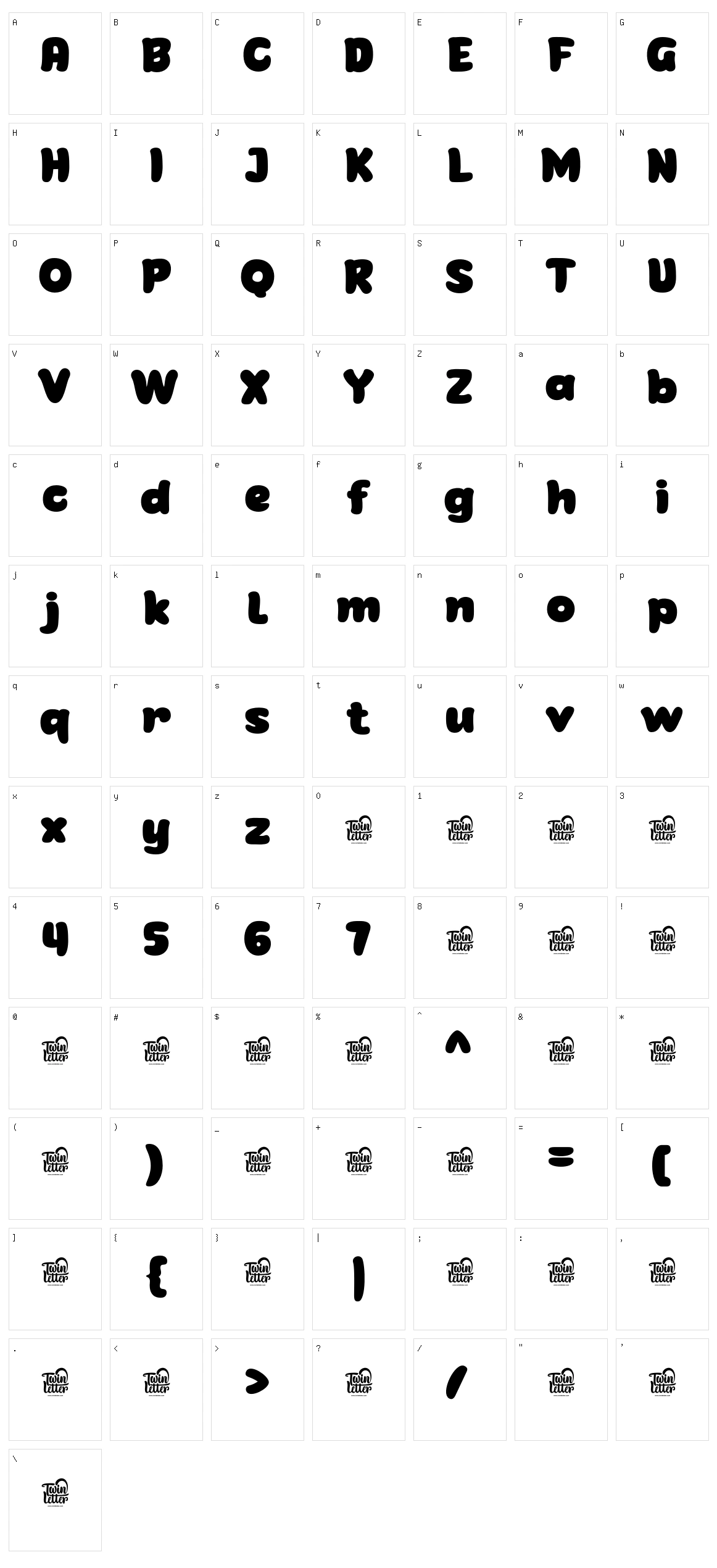 Gijsuy Character Set