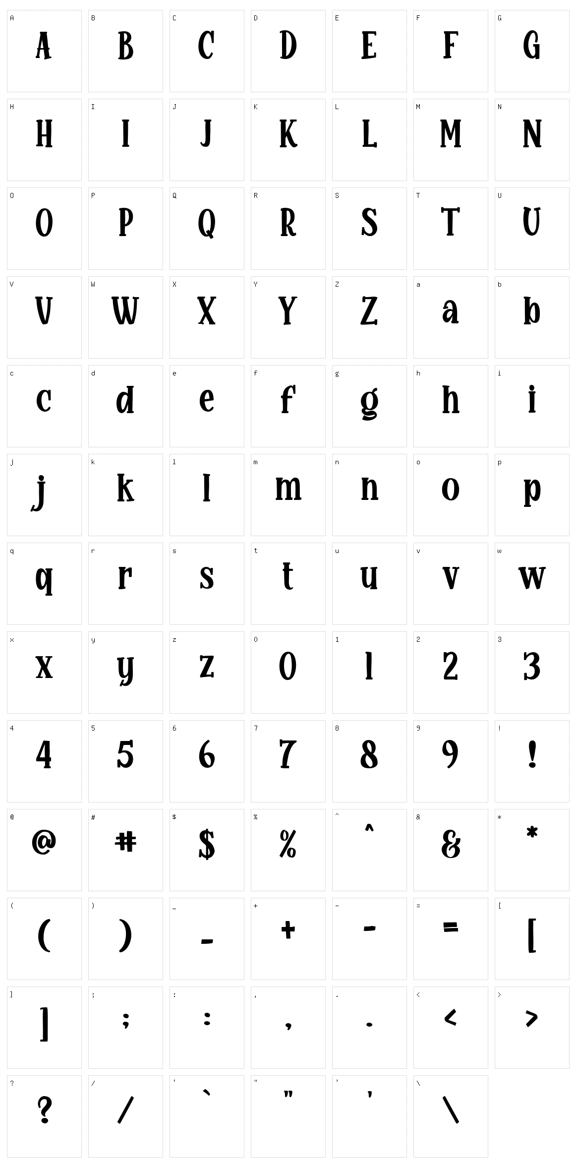 Glamy Sunrise Character Set