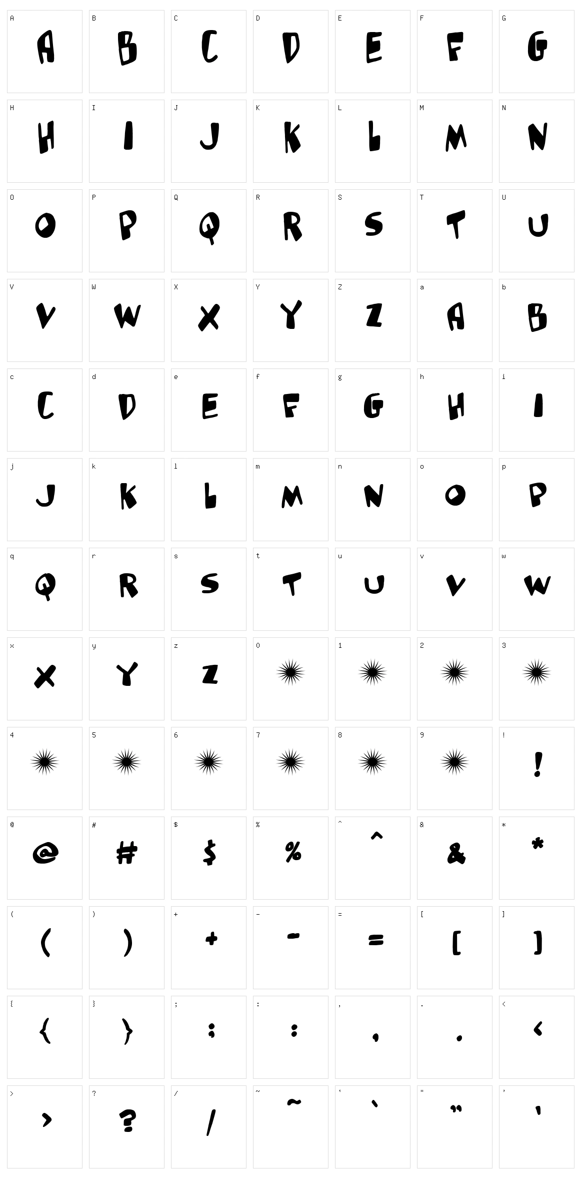 Glutton Man Character Set