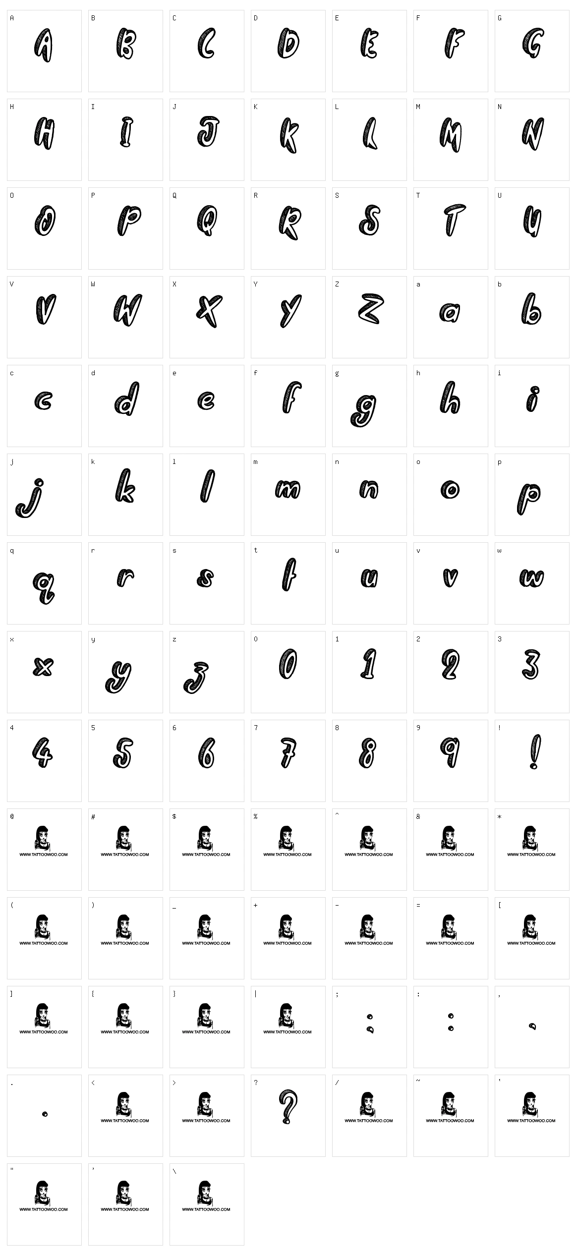 Going Rogue Character Set