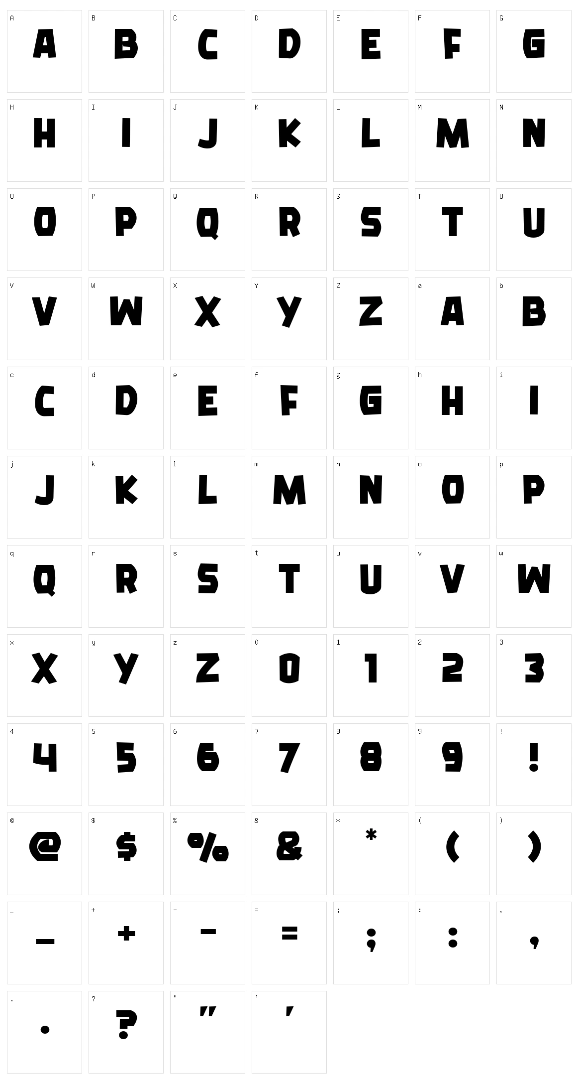 Golden Smile Character Set