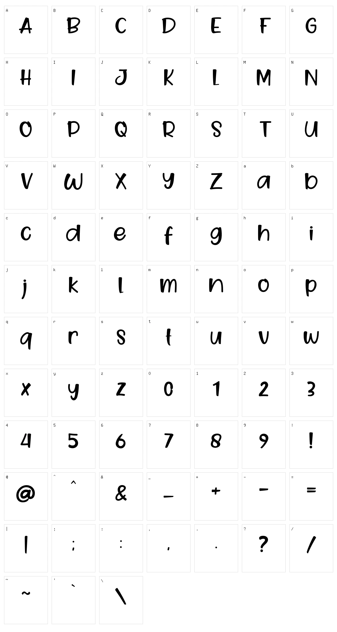 Goo Easter Character Set