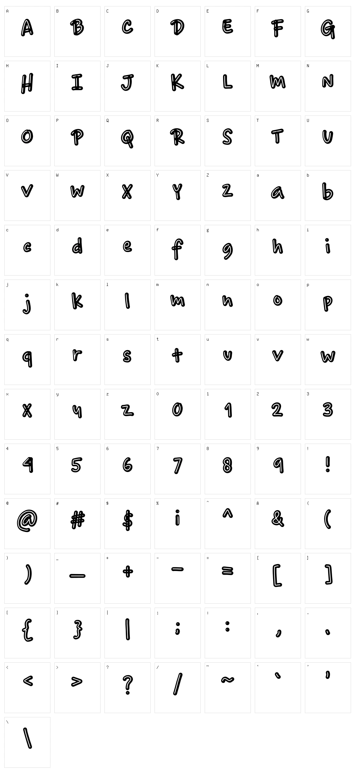 Good Books Character Set