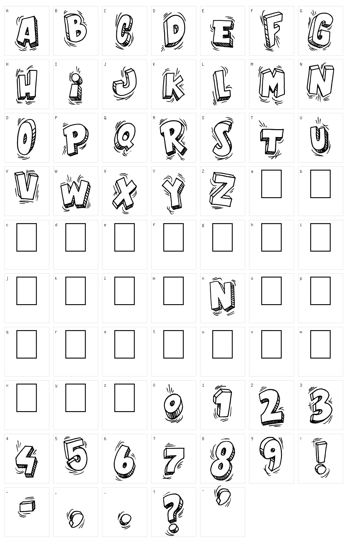 Good Morning Character Set