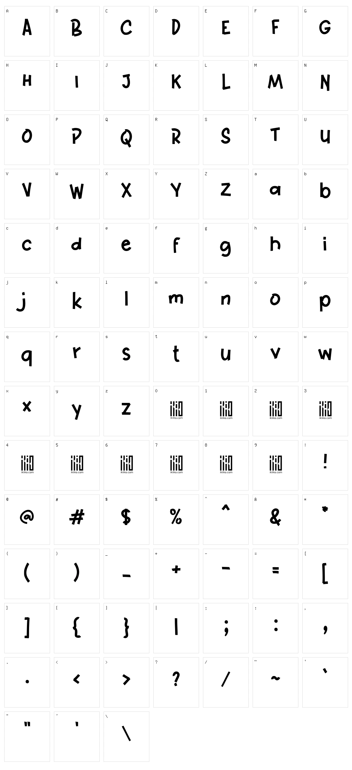 Goodzillaz Character Set