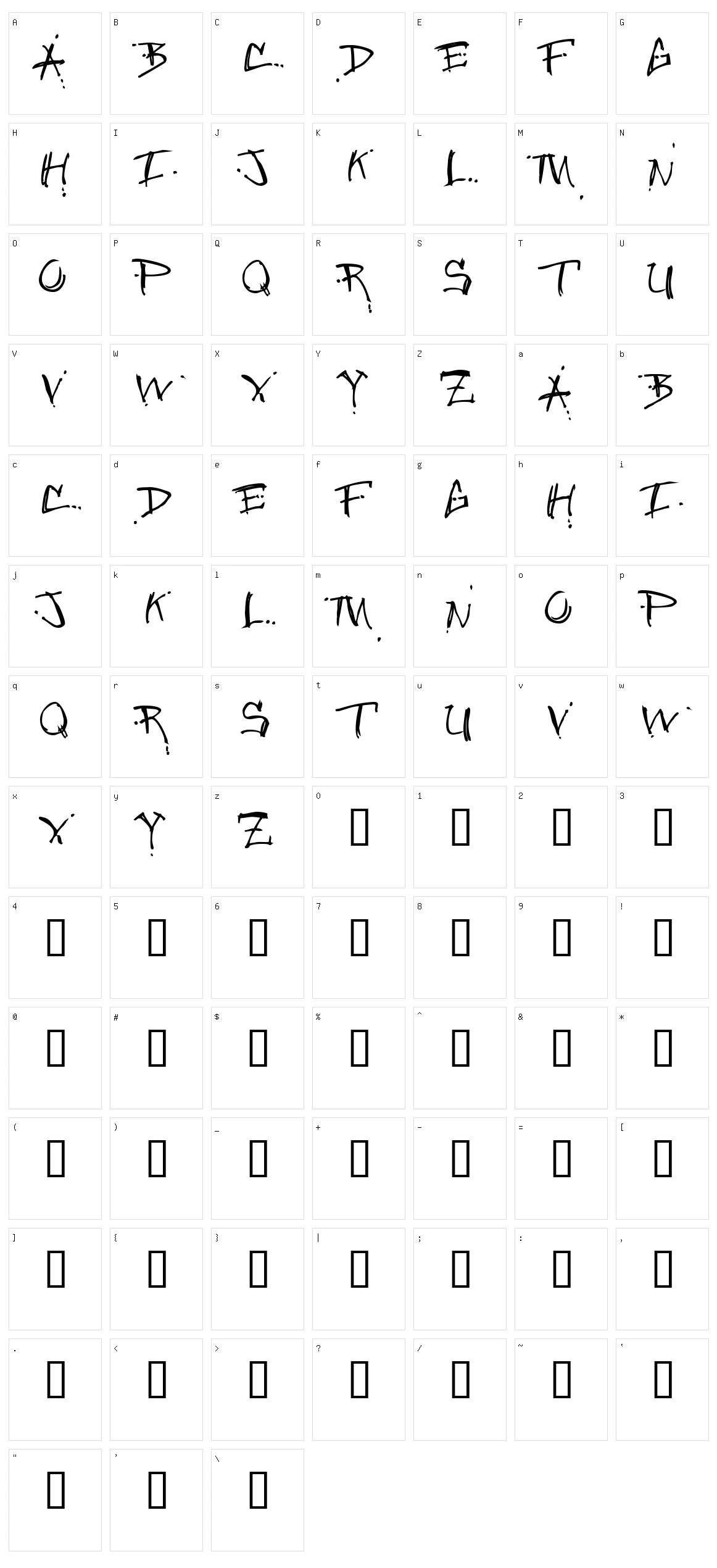 Jungle Character Set