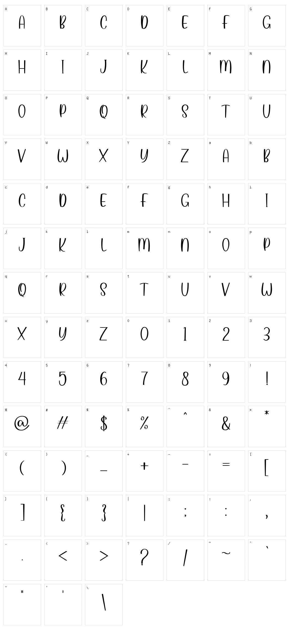 Happy Monday Character Set
