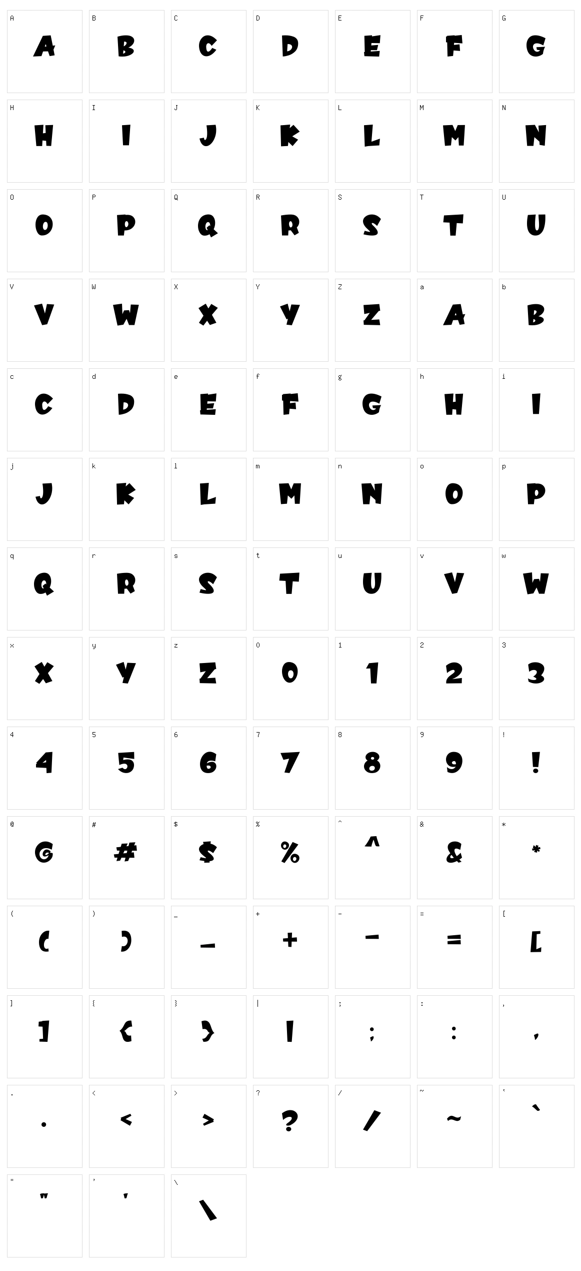 Have Fun Character Set