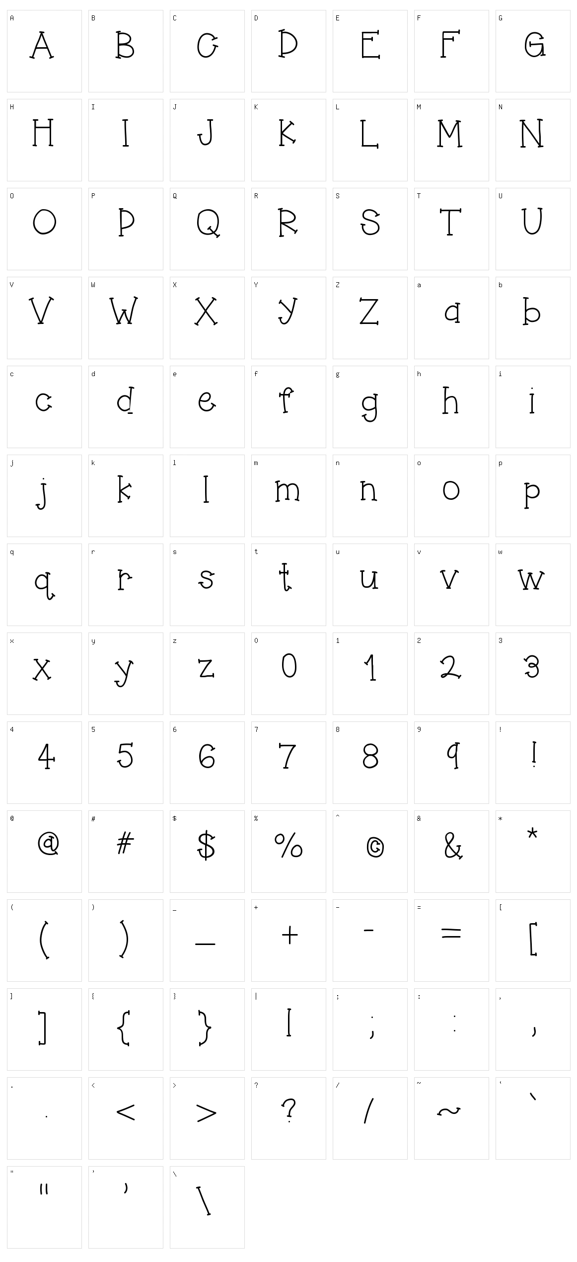 Hello Jumping Jacks Character Set