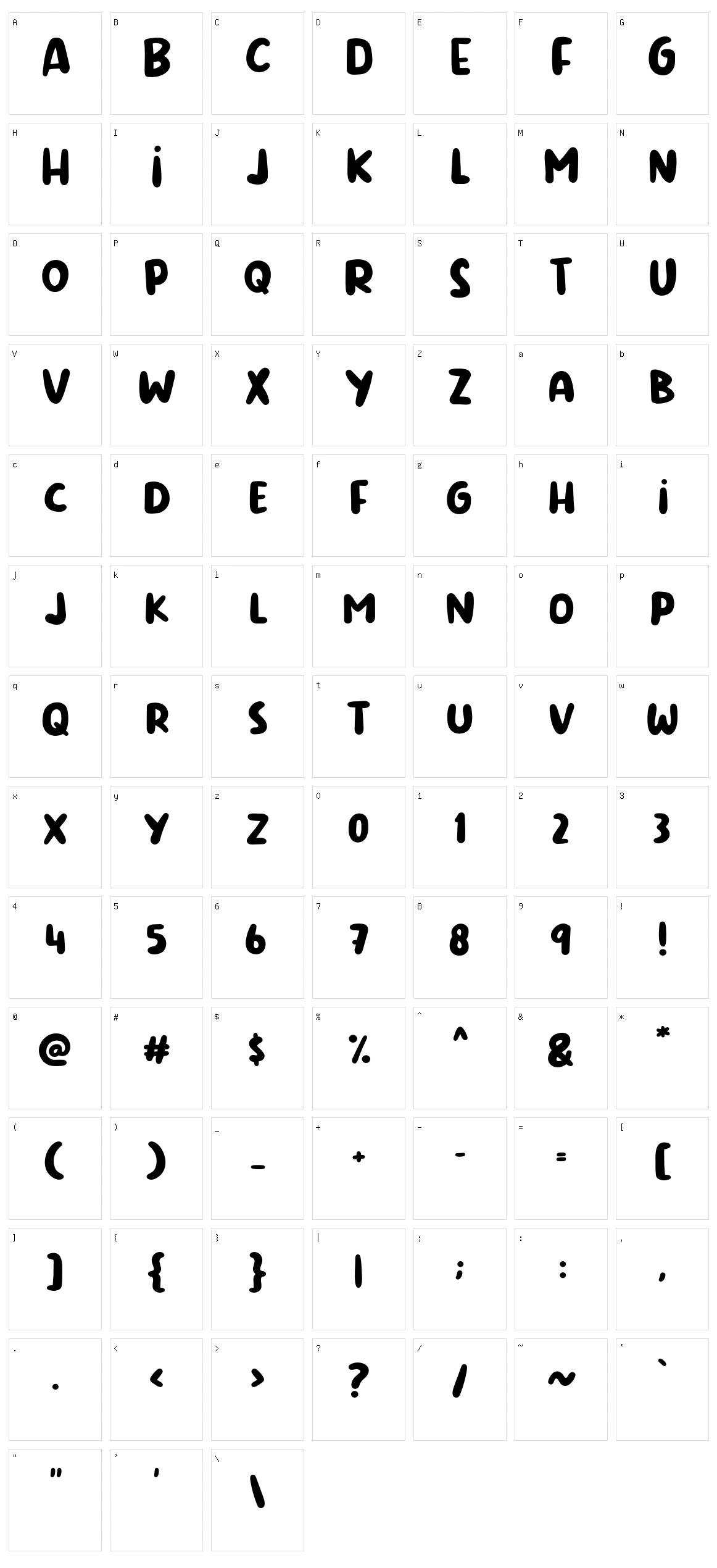 Hey Haters Character Set