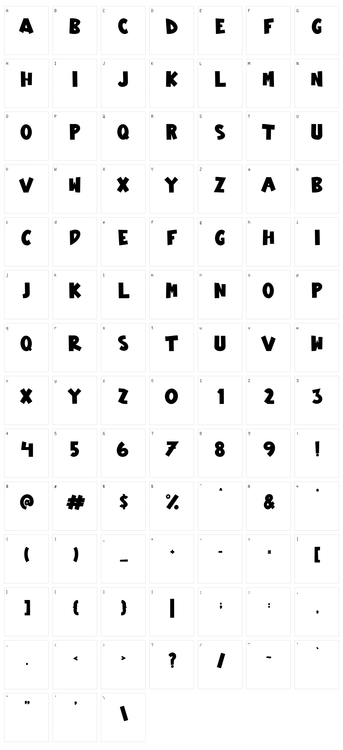 Hide And Seek Character Set