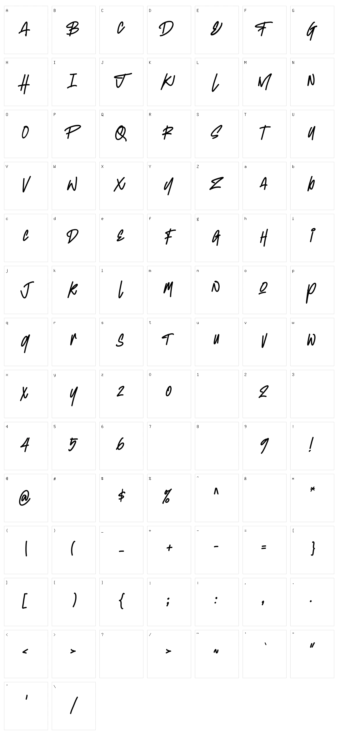 Demon Say Hi Character Set