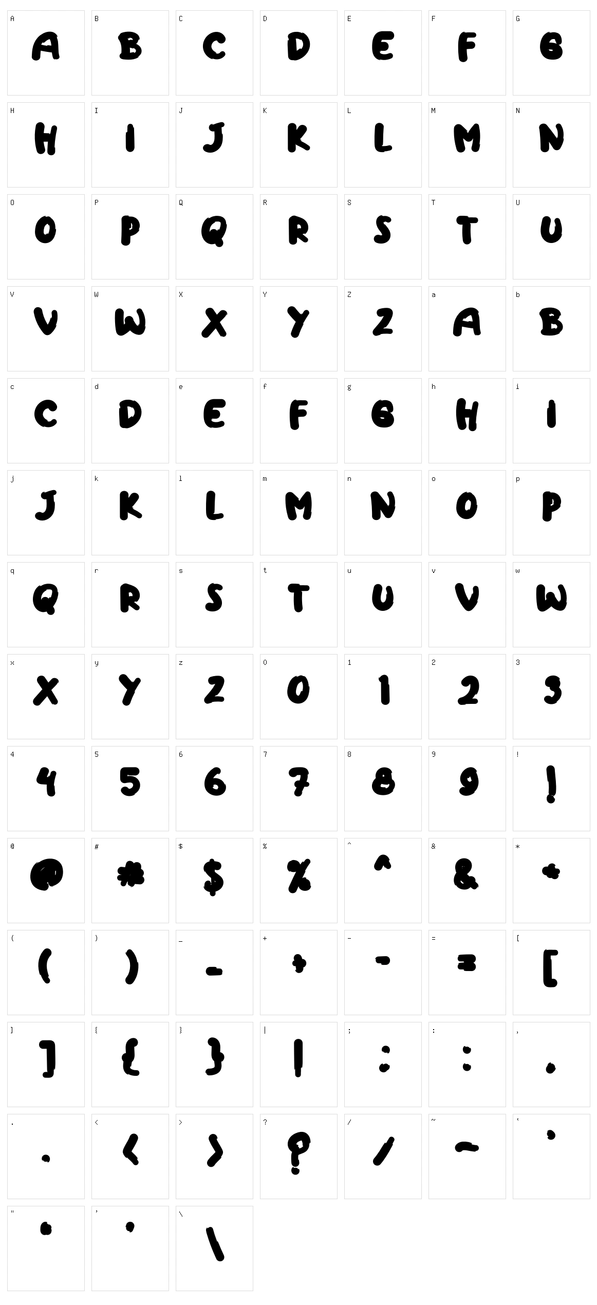 History Character Set