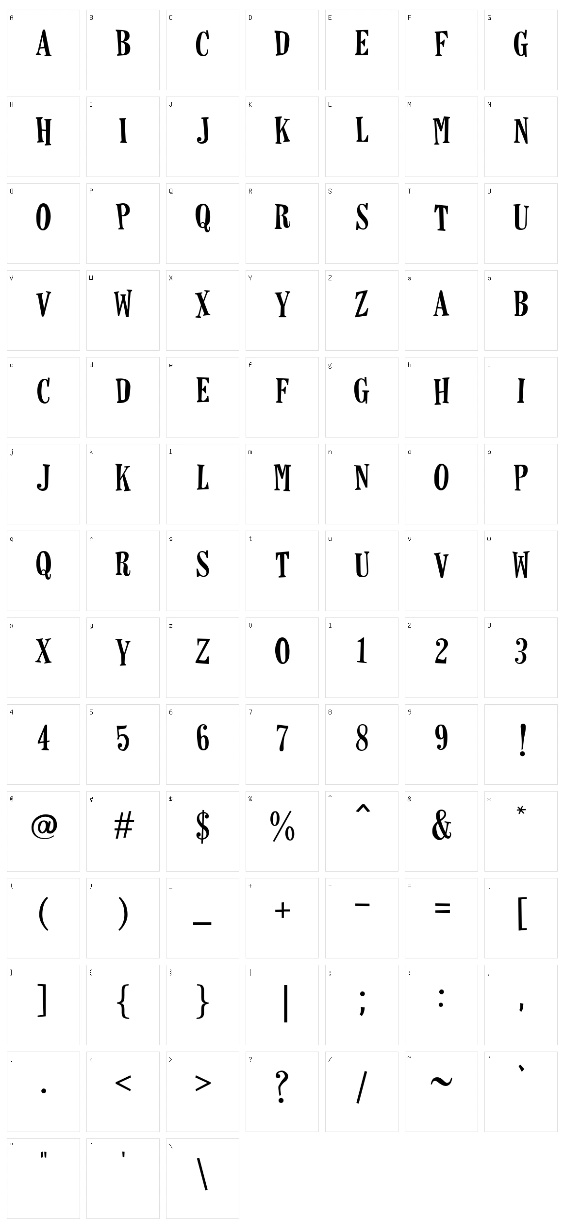 Horseshoes Character Set